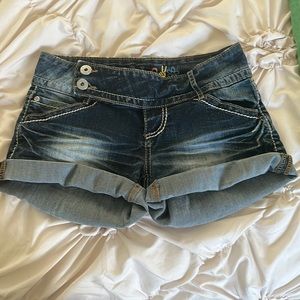 Vintage y2k mudd jean shorts
